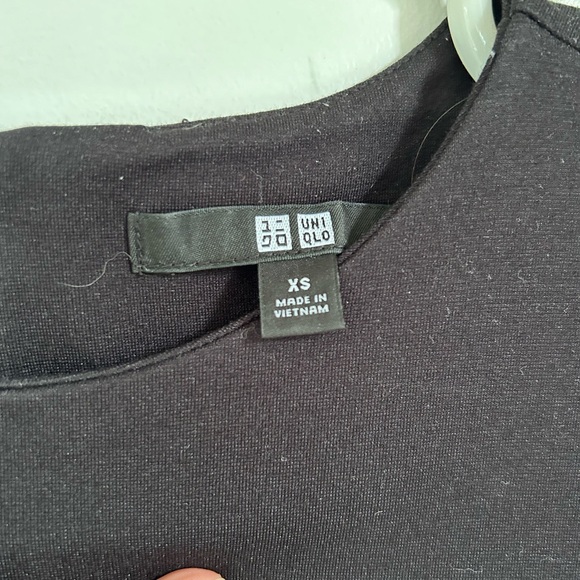 Lot of 3 Uniqlo Dresses (Black, Grey, Navy) - Picture 6 of 6